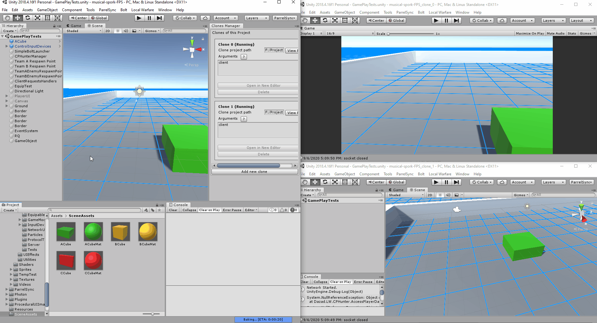 GitHub VeriorPies/ParrelSync (Unity3D) Test multiplayer without building